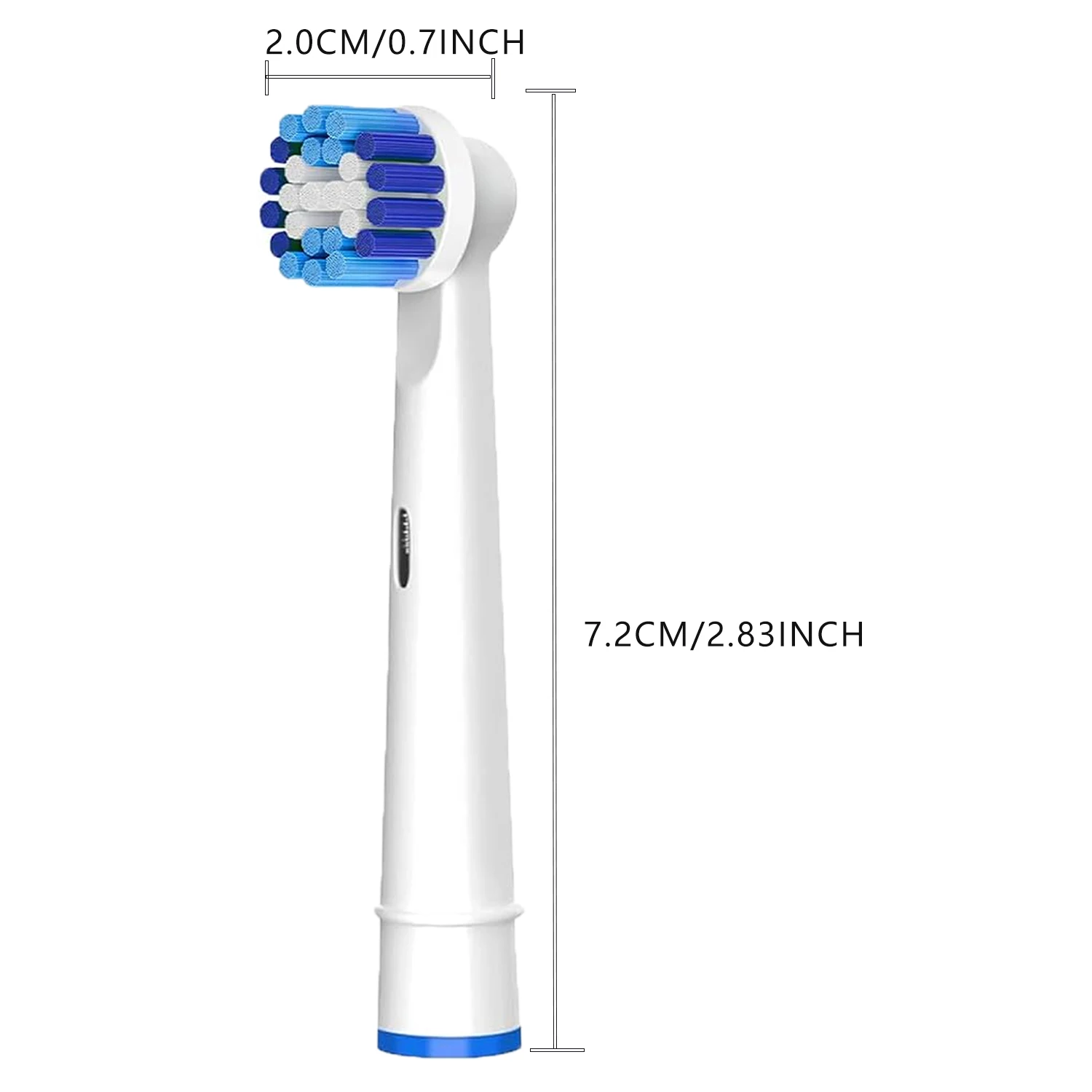 4-16Pack Toothbrush Heads Compatible with Oral-B Professional Electric Toothbrush Heads Refill Pro100/1000/1500/4000/5000/7000
