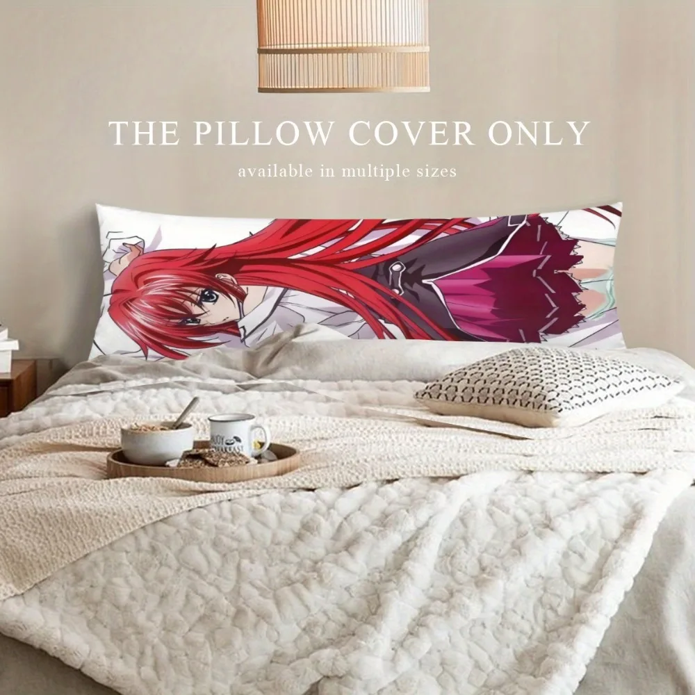 Anime Body Pillow Cover Measuring 20X59 Inches (50X150Cm), Made from Hypoallergenic Polyester, Featuring a Zipper Closure And Ma