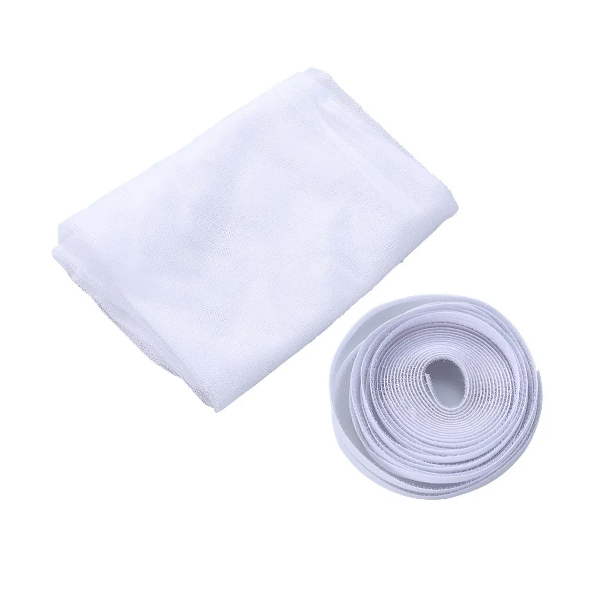 130x150cm Self-Adhesive Gauze Window Screen Mesh Anti-Mosquito Fine Mesh Curtain for Fresh Air Flow Proof Easy Install