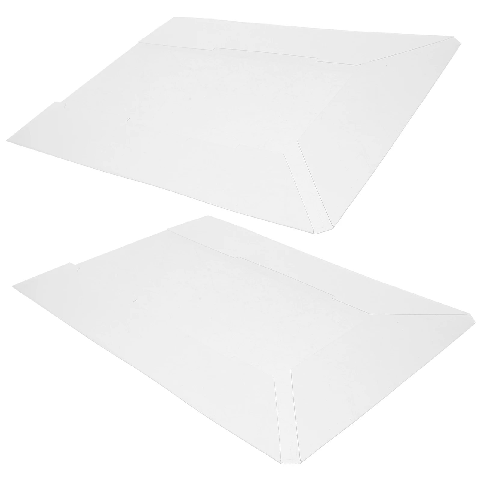 

2 Pcs File Protective Sleeve Bag Document Organizer Paper Organiser Documents Storage Material Clear Holder Organizers