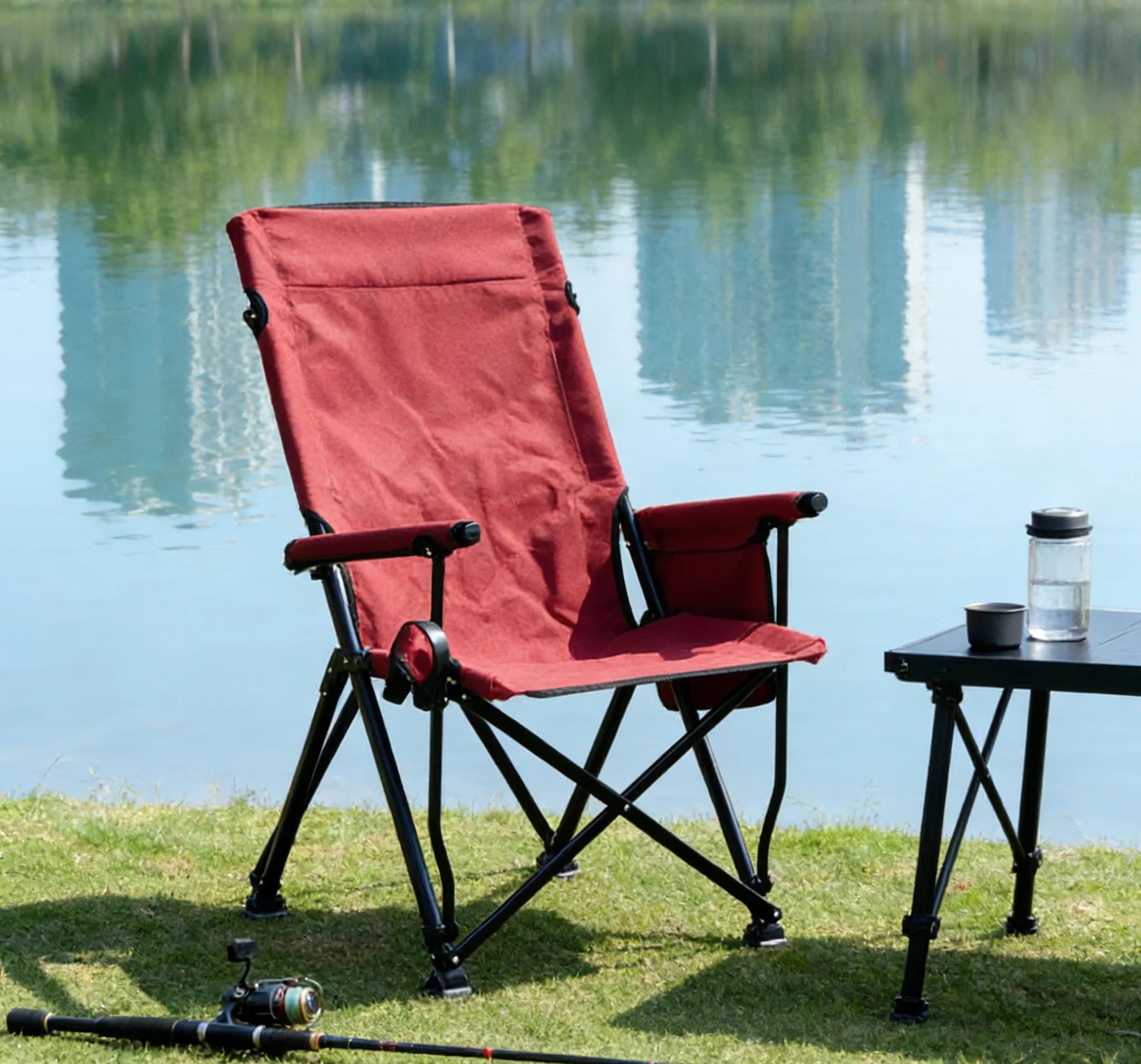 

Manufacturer Direct Sale Portable Modern Luxury Fishing Chair Oxford Fabric Outdoor Furniture