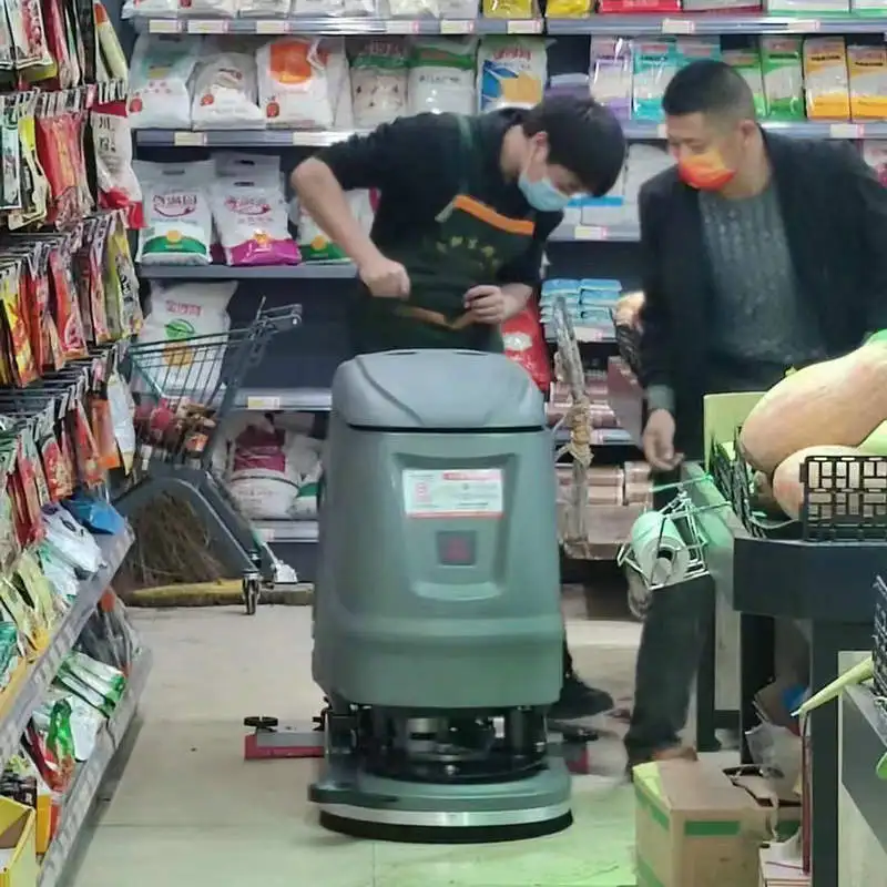 

Automatic Industrial Cleaner Wash Machine Floor Cleaning Scrubber For Sale