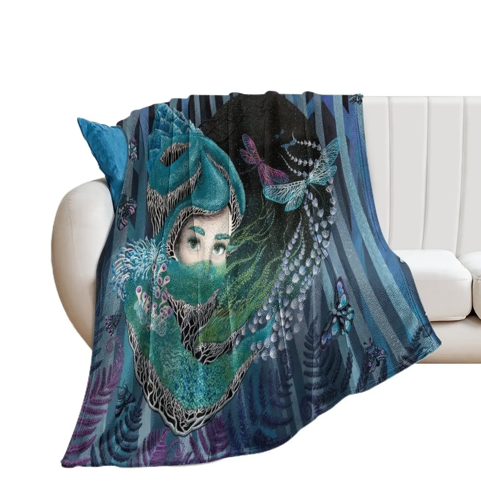 

Forest eyes Throw Blanket Softest Luxury Brand Moving Blankets For Bed Blankets