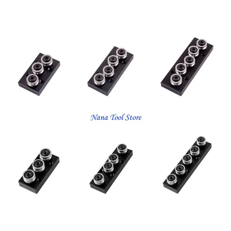 31GJ Professional Double Guide Linear Motion Guide Easy Installation 3 Wheel/4 Wheel
