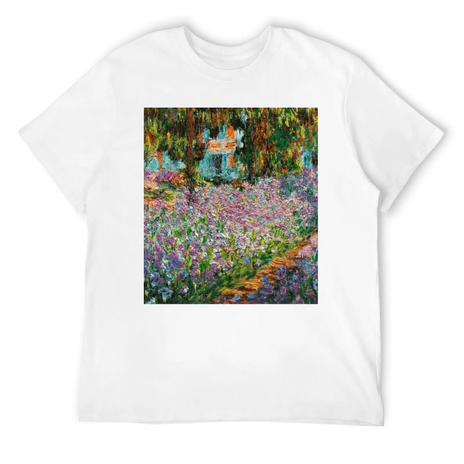 Irises in Monet's Garden - Claude Monet T-Shirt fashion shirts affliction shirts funny costumes mens graphic t-shirts funny