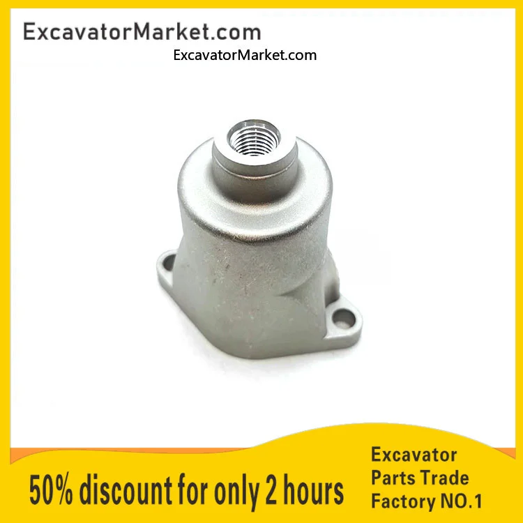 For KOMATSU PC Drain Cap 200 220-7 Dispense Valve Drain Aluminum Dispense Valve Cap 6D102 Flute  Excavator Spare