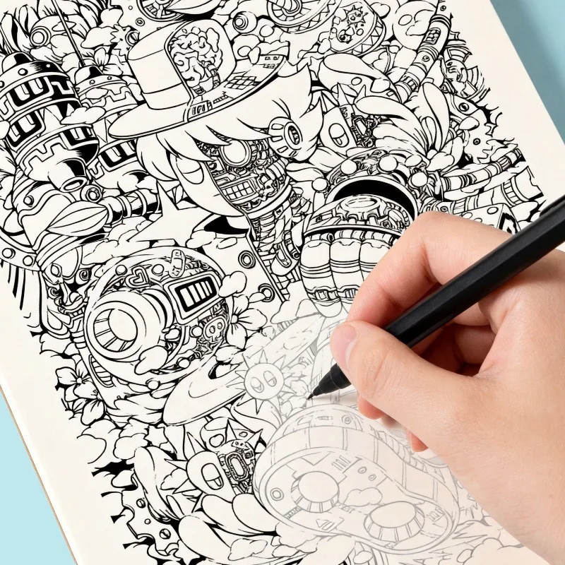 A Coloring Book for Animal Mandalas, An Art Copying Album, Page Up and Down 24 Pages of High-definition Paper image 3