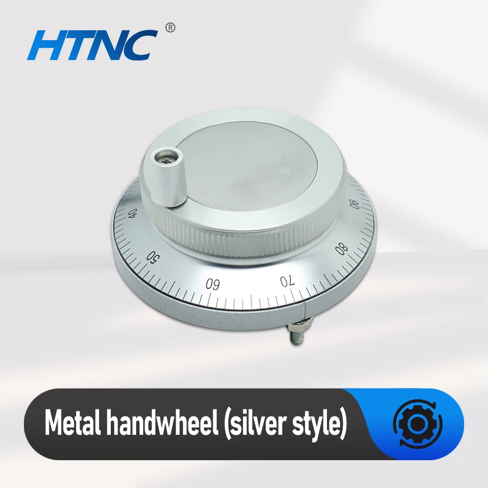 New Metal Handwheel 5v 24V 100 Pulse 6-terminal 4-terminal Pulse Generator Outer diameter of 61mm For CNC  Machining Center