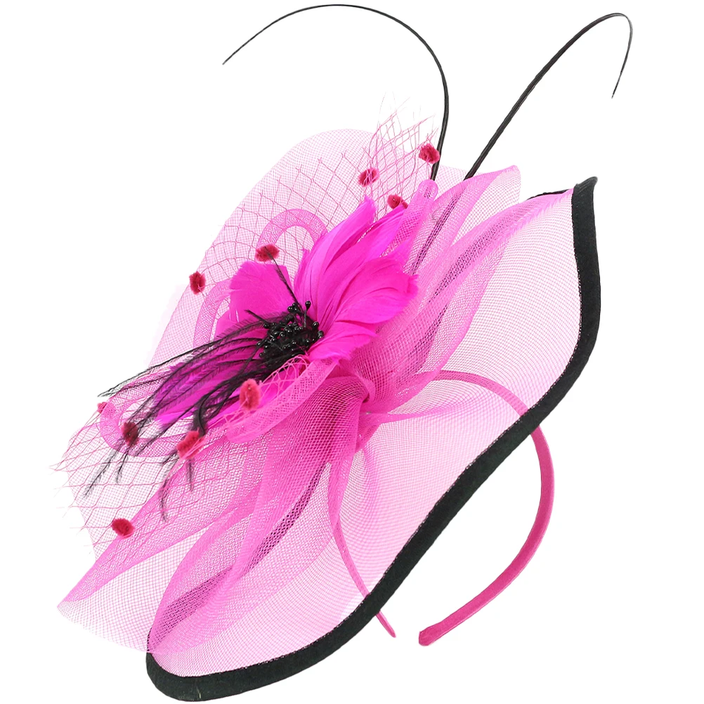 

Cocktail Party Hat Fascinators Women 1950s Accessories Tea Headb s 20s Headpiece Veil Hair Prom Dressy Wedding Event