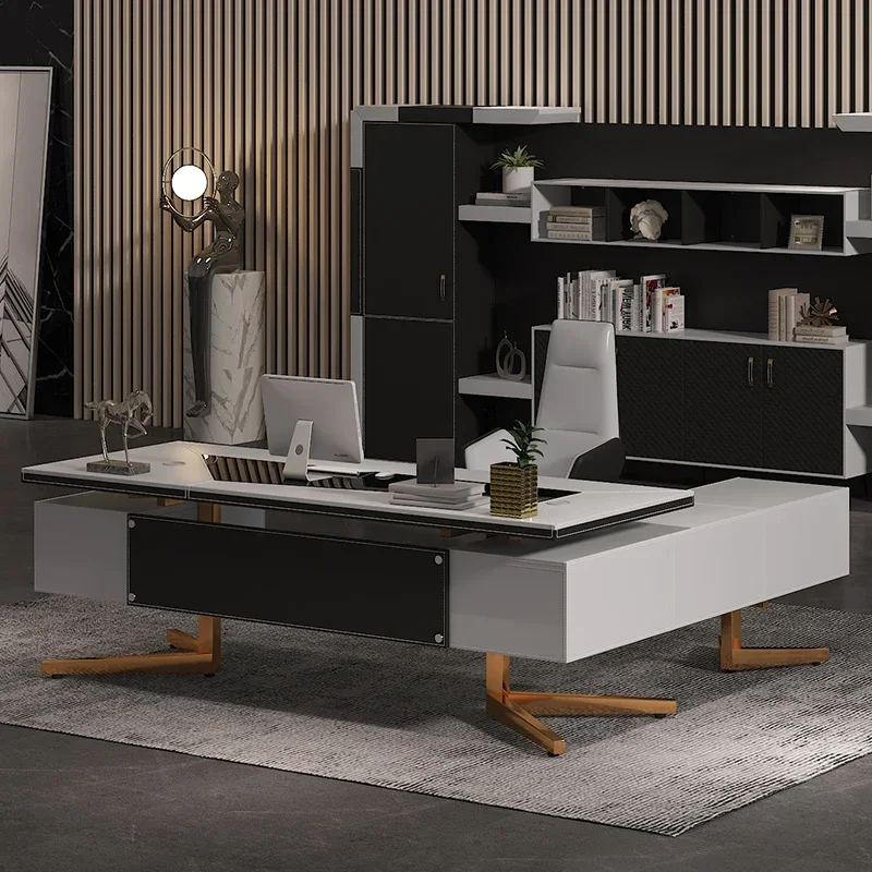 Computer Desks Gaming Desk Executive Office Desktop Furniture Room Multifunction Home Multifunctional Offices Seating Organizer