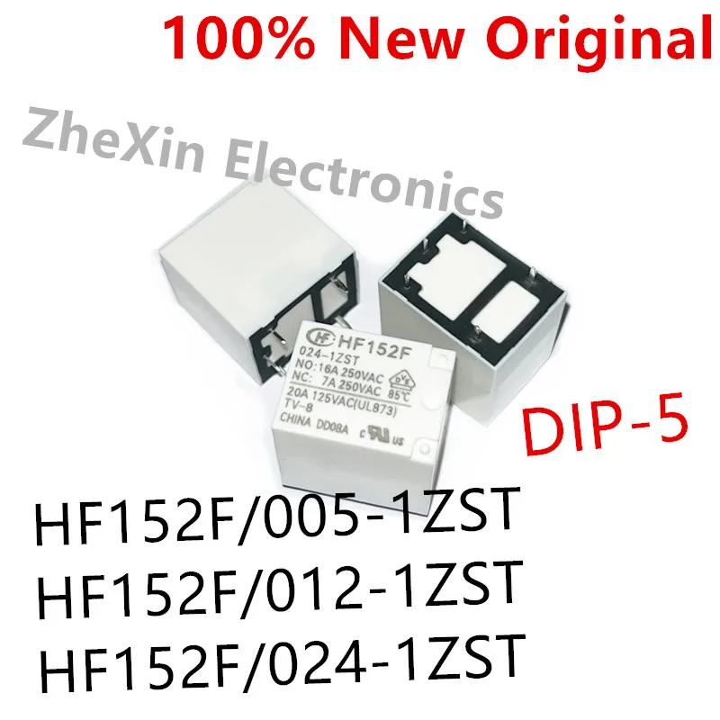 10PCS/Lot   HF152F/012-1ZST 、HF152F/024-1ZST 、HF152F/005-1ZST   New original power relay   HF152F-012-1ZST 、HF152F-024-1ZST