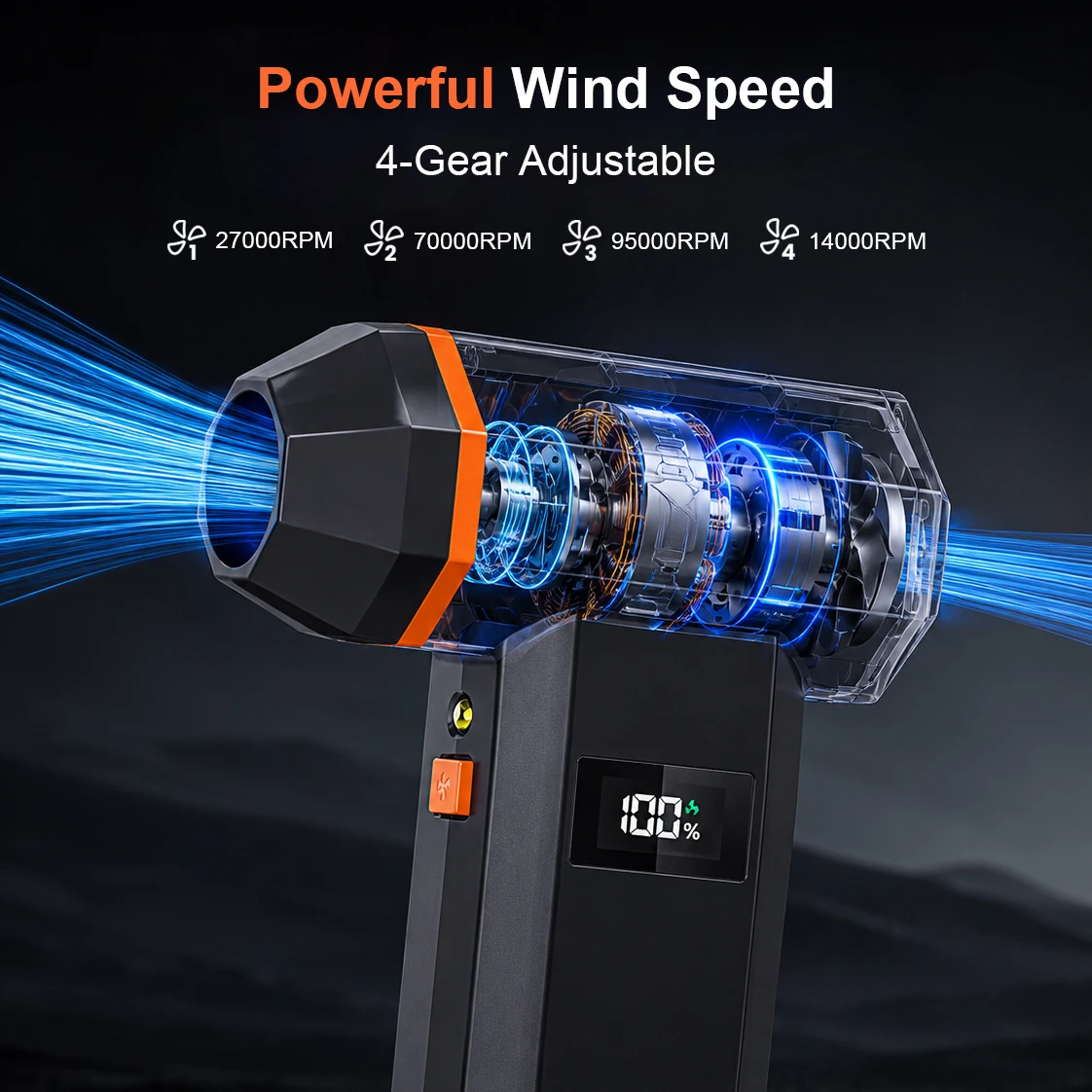 Güçlü 140.000 RPM Kablosuz Hav - Car Vacuum Cleaner incelemesi ve fiyatı