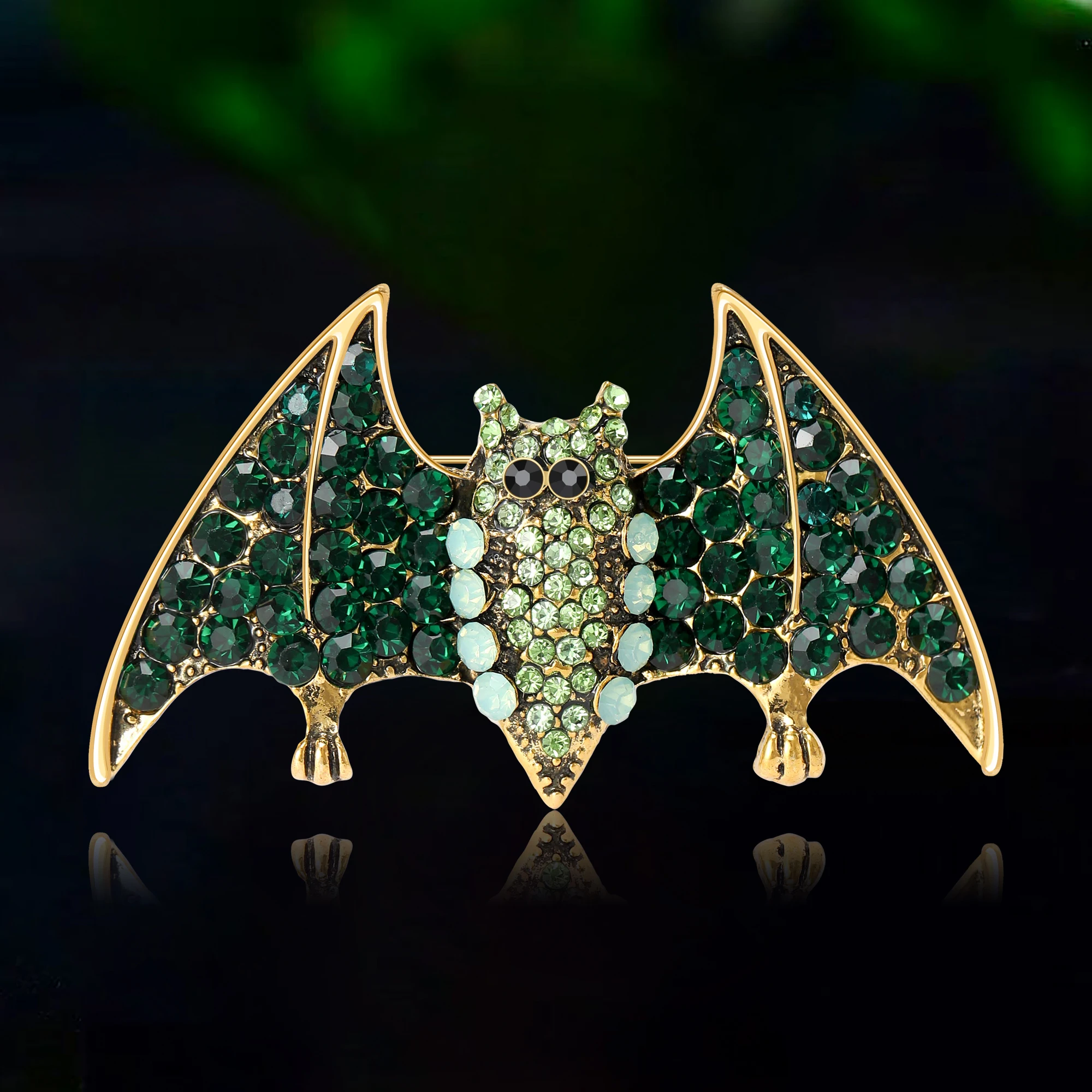 

Enamel Big Bat Pins for Women Unisex Rhinestone Animal Brooches Event Party Luxury Gifts Backpack Decoration Clothes Accessories