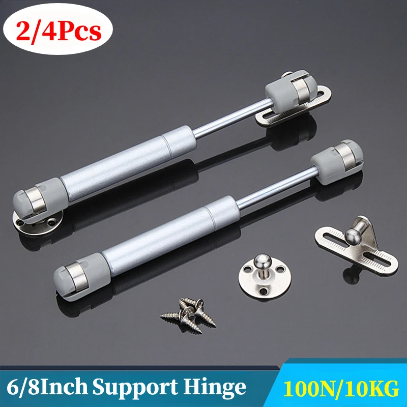 6/8inch Pressure 100N Furniture Hinge Kitchen Cabinet Door Lift Pneumatic Support Hydraulic Gas Spring Stay Hold Tools for Home