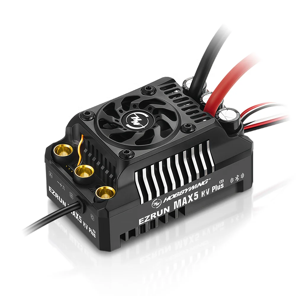 

EzRun MAX5 HV Plus G2: Мощный сенсорный ESC со встроенной функцией регистрации данных, 6-12S LiPo для радиоуправляемых машин 1/7 и 1/8