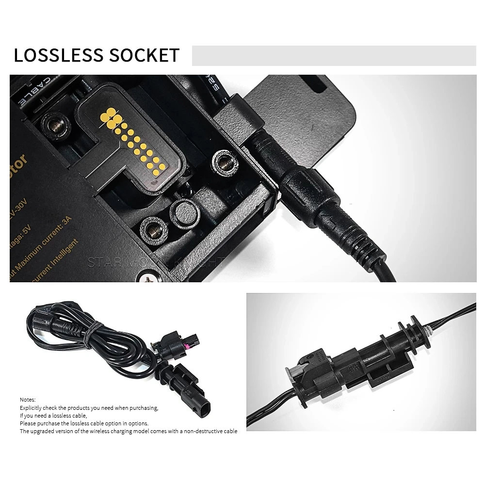 WYOERN Support De Navigation GPS pour Téléphone Portable USB pour Moto Support De Charge sans Fil pour BMW R1200GS R1250GS ADV S1000XR F750GS F850GS F900R Navigation (Color : Yellow - 22mm WYOERN Support De Navigation GPS pour Téléphone Portable USB pour Moto Support De Charge sans Fil pour BMW R1200GS R1250GS ADV S1000XR F750GS F850GS F900R Navigation (Color : Yellow - 22mm