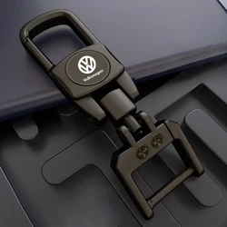 Car Key Chain Luxury Genuine Leather Keychain Pure Color Key Ring Accessories for VW Volkswagen Golf Polo Passat Touran Jetta