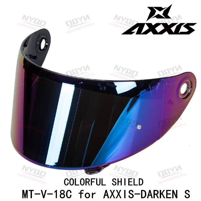 

MT-V-18C Helmet Visor Lens Original Replacement for AXXIS DARKEN S Helmet Accessories