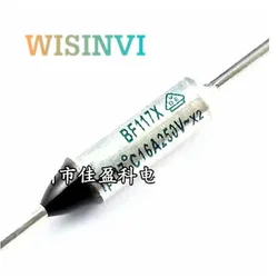 10pcs Thermal Fuse BF 117C 117 Celsius Degree 10A 16A 250V 10A B171 16A BF117X Cutoff TF Pellet