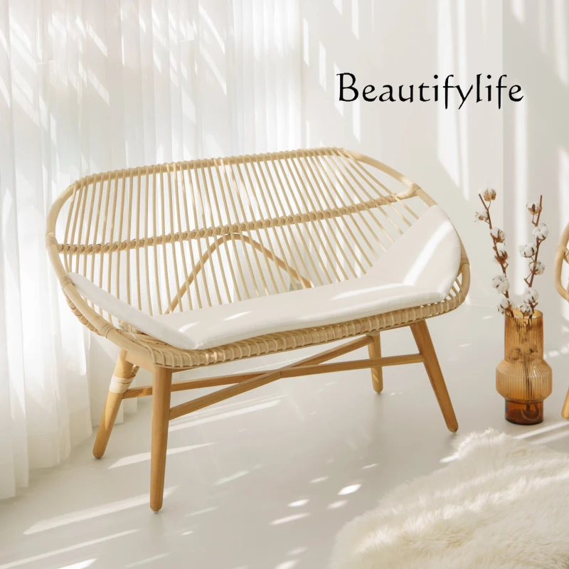 

Японский диван из ротанга для маленькой квартиры, современный простой диван для отдыха