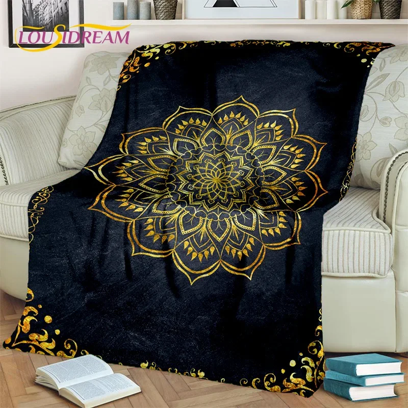 

3D Meditation Mandala Bohemia nature Spirit Yoga Blanket,Soft Throw Blanket for Home Bedroom Bed Sofa Picnic Cover Blanket Kids
