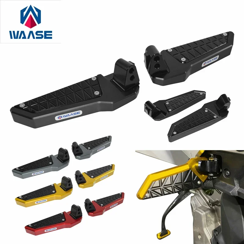 waase для Honda ADV 150 160 2019 2020 2021 2022 2023 2024, подножка заднего пассажира, ступеньки для ног, складные подставки для педалей