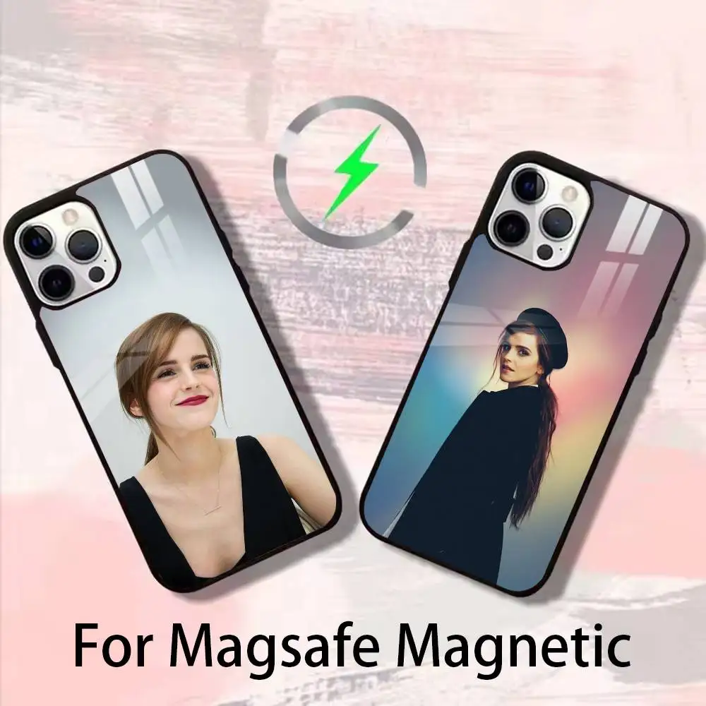 

Actor E-Emma Watson Phone Case For iPhone 17,16,15,14,13,12,Plus,Pro,Max for Magsafe Magnetic Wireless Charging