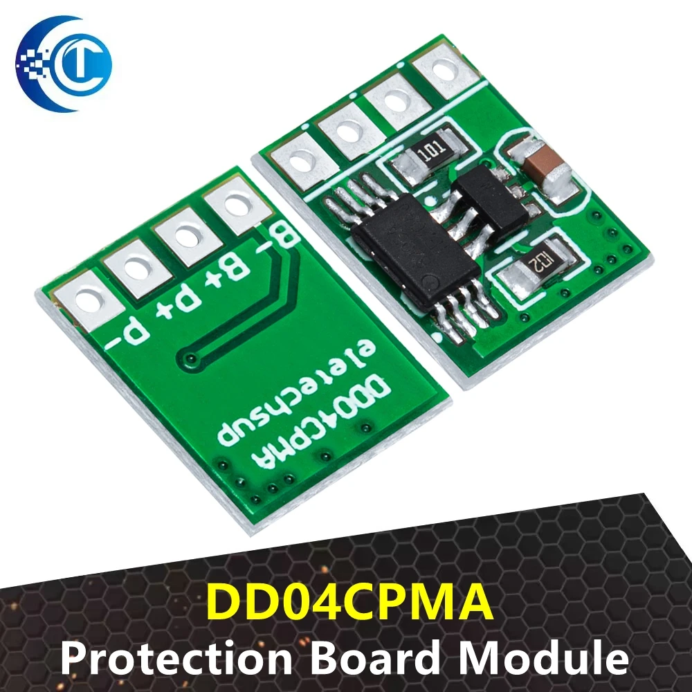 1PCS  3A Li-ion Lithium Battery Charger Module DD04CPMA - 3.7V to 4.2V with Over Charge, Discharge & Overcurrent Protection