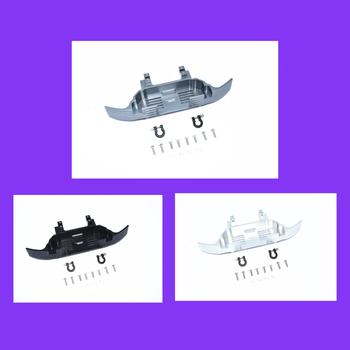 

GPM TRX-6 MERCEDES-BENZ G-63 MAG 6X6-88096-4 For ALUMINIUM SERVO FORWARD FRONT BUMPER +D-RINGS