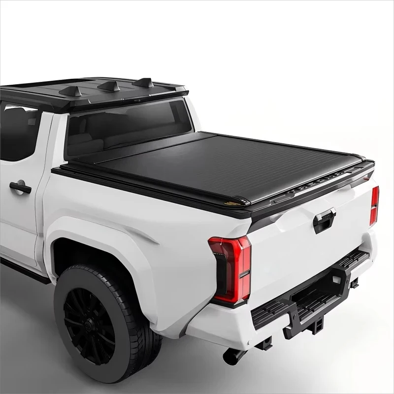 

Factory Direct Retractable Tonneau Cover Tacoma Pickup Truck Bed Waterproof Aluminum Alloy Roller