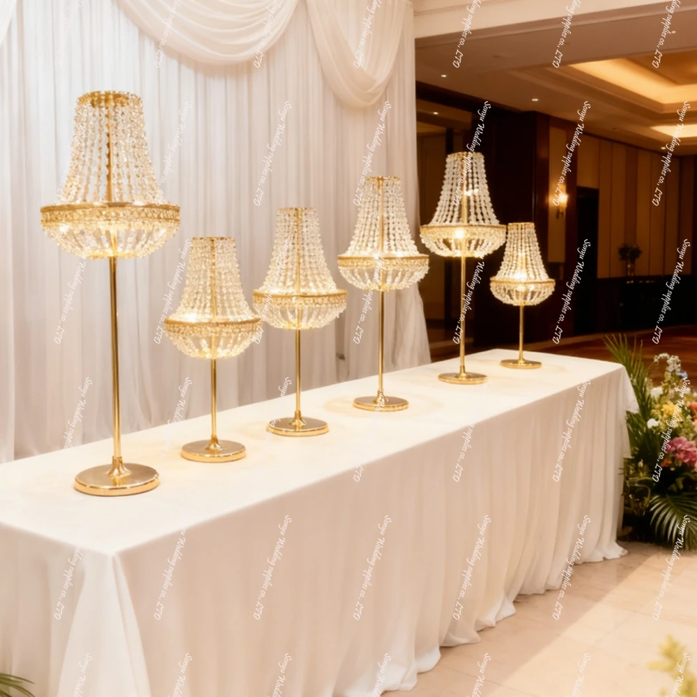 

6pcs f10 60-120cmWireless Battery Operated Table Led Light Wedding Centerpieces for Banquet Table Decoration Table top