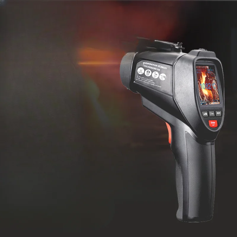 Explosion-proof infrared thermometer high-precision high-temperature industrial temperature measuring gun DT-9860/9862EX