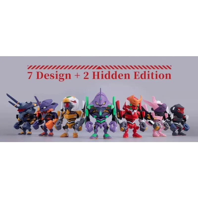 

Bandai QMSV-C NGELION Evangelion Legend Series Blind Box Q Version Mecha Model Anime Figure Desktop collectible ornaments