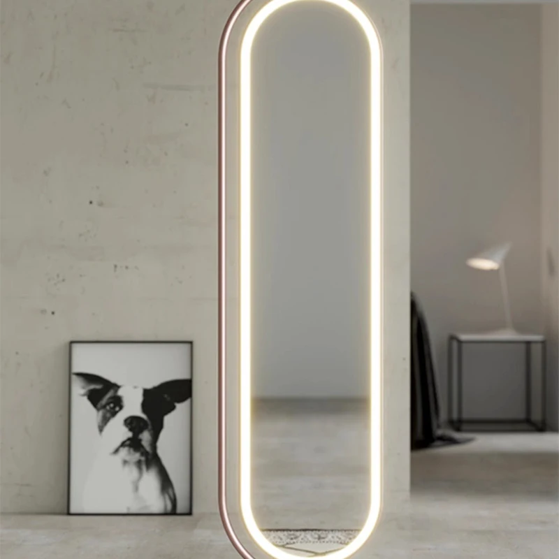 Large Full Body Mirror Shower Circular Dressing Living Room Decoration Mirrors Design Korean Interior Size Wall Espelho Tabletop