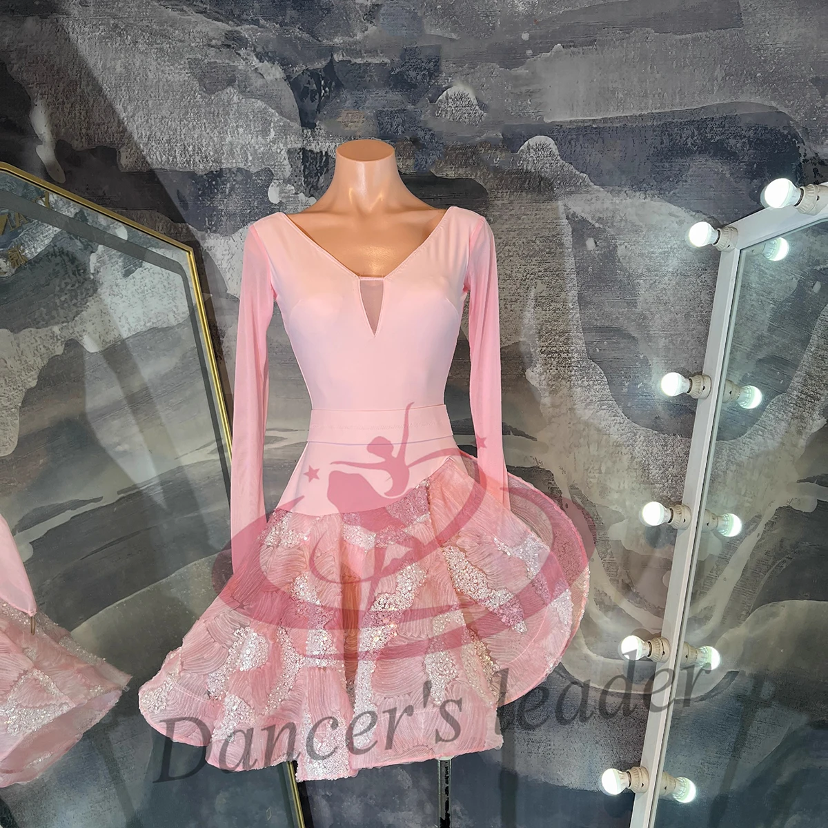 

Костюм для латиноамериканских танцев со стразами, женский, для взрослых и детей, высококачественный, на заказ, с пайетками, юбка для самбы, сценическое платье с эффектом сияния