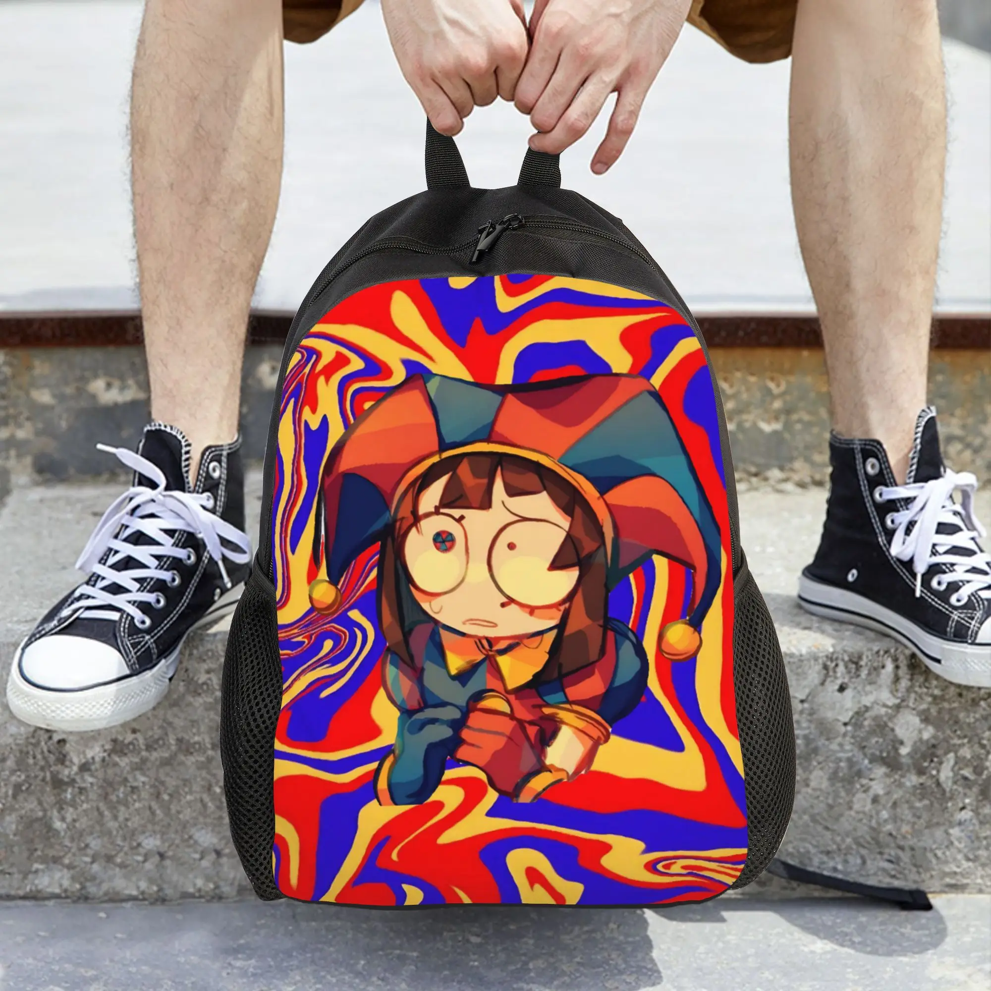 Pomni Cartoon Digitals Circus Women Backpack Casual Student School Bag  Laptop Backpack Boys Girls Travel Rucksack