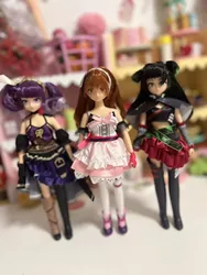 1pcs licca doll original girl gift doll with dress clothing family toys with the idolm@ster wozui cangku