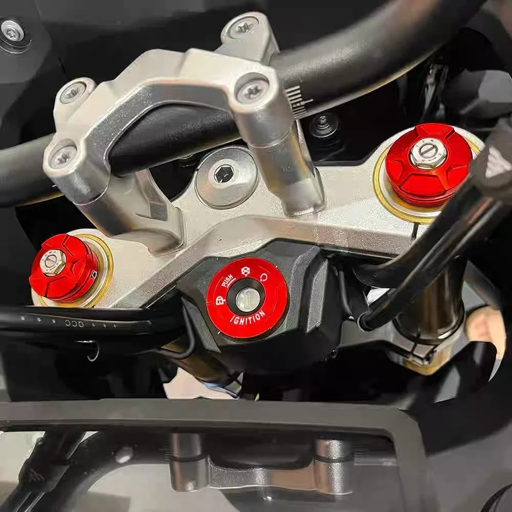 FOR VOGE DS525X DS625X DS800X Front Shock Top Cap 3-Piece Kit Dustproof Waterproof Scratch-Resistant Enhances Front End Layer