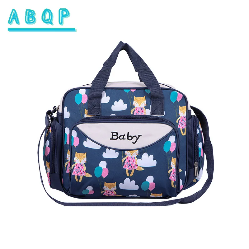 New Baby Bag Large Capacity Cartoon Baby Diaper Bag Multi-functional Fashion Go Out Portable Baby Products Storage Bag