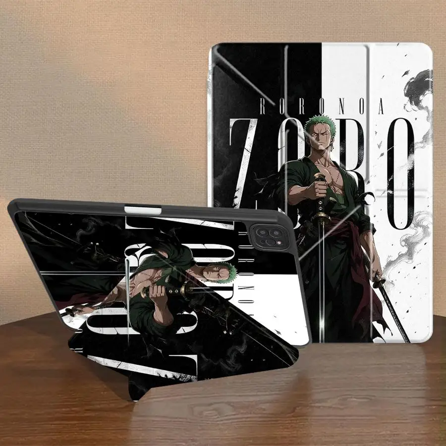 Tablet Case For iPad 11th 10th Gen Mini 7 6 5 9th 12th Pro M4 13 2025 2026 Air 8 M2 M3 3 With Pen Slot Cover Fashion Cool Luffys