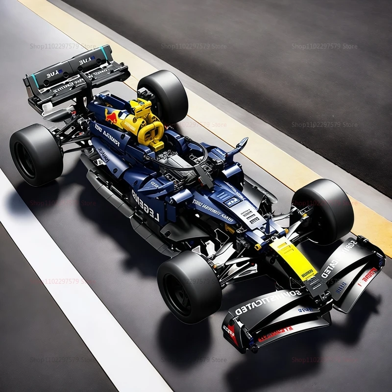 جديد التقنية 1000 + قطعة سيارة سباق السرعة اللبنات 1:10 مقياس DIY بها بنفسك الحصري تحصيل نموذج عرض مفصل مجموعات الكبار