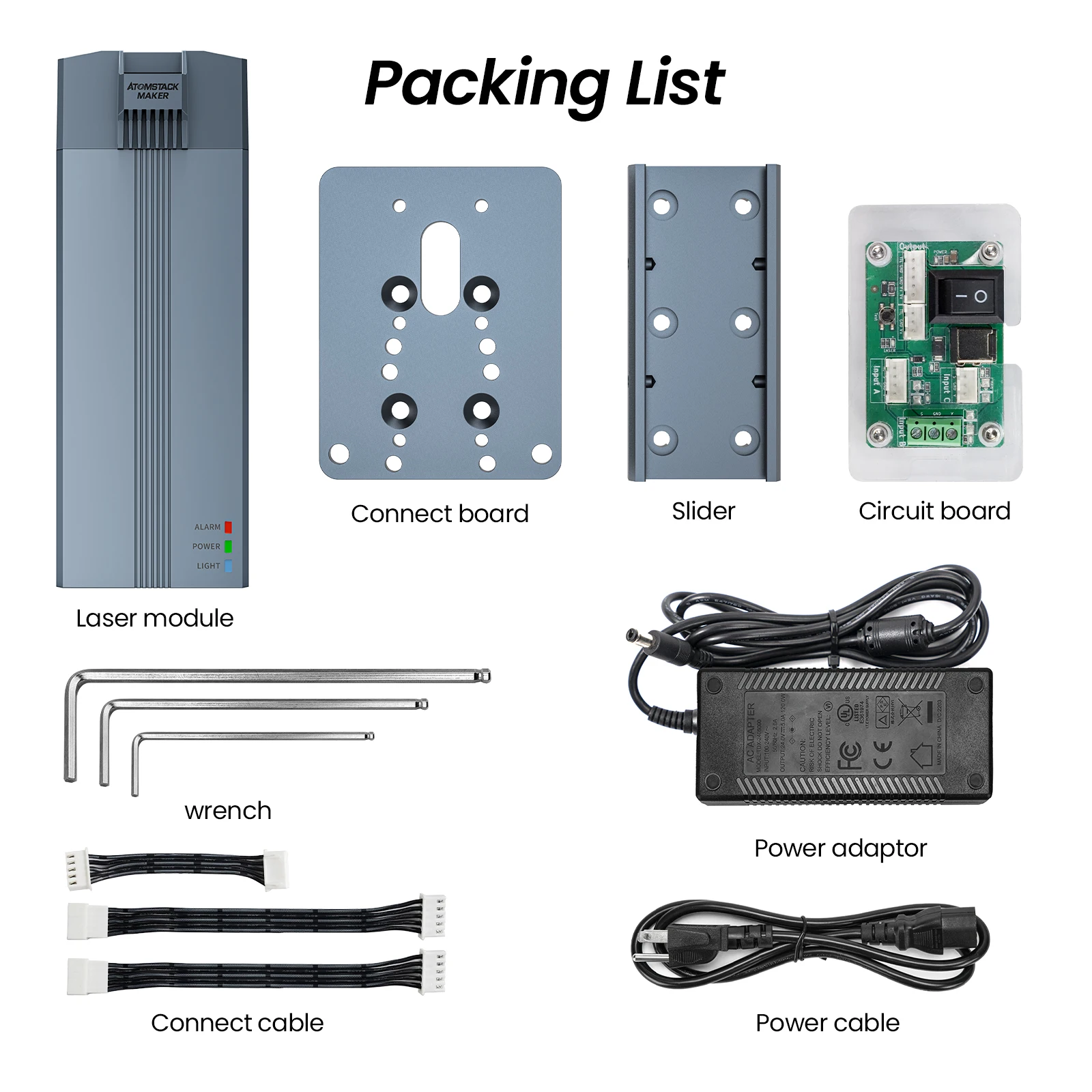 Atomstack R30 V2 Infrarood Lasermodule Hoge Precisie 1064nm Laservezel Voor Lasergraveur Machine Gravure Metalen Kunststof