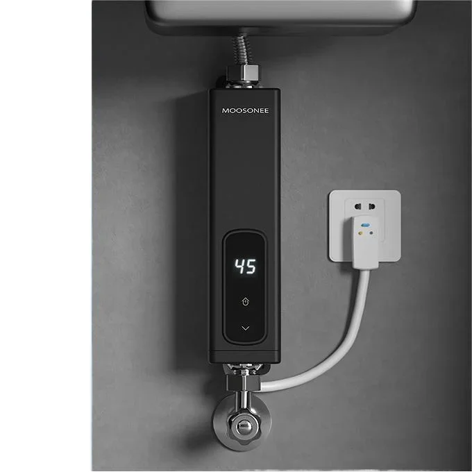 5.5kW Tankless Instant Electric Water Heater 220V Digital Display Frequency Conversion Sink Control Hot Water Heater Demanded