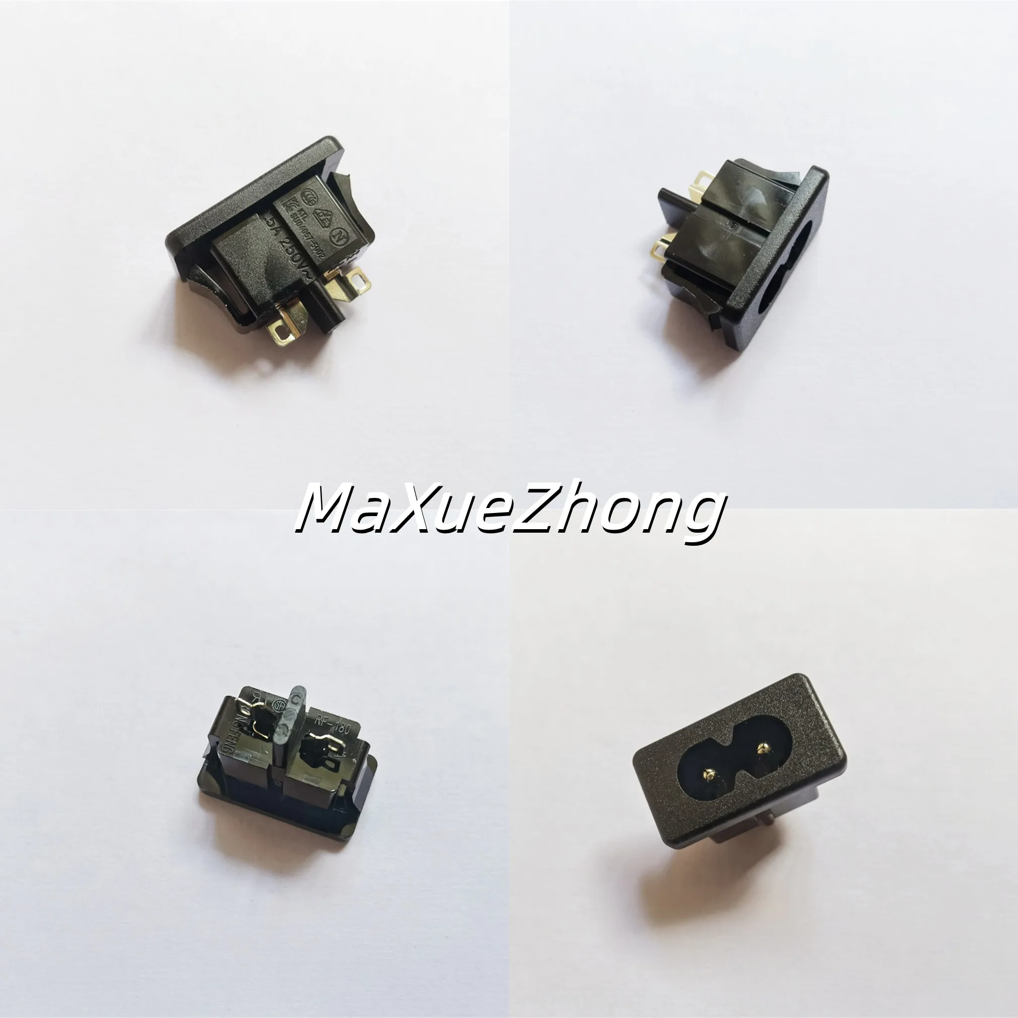 Original new 100% power socket RF-180-BB 2.5A250VAC male card type switch