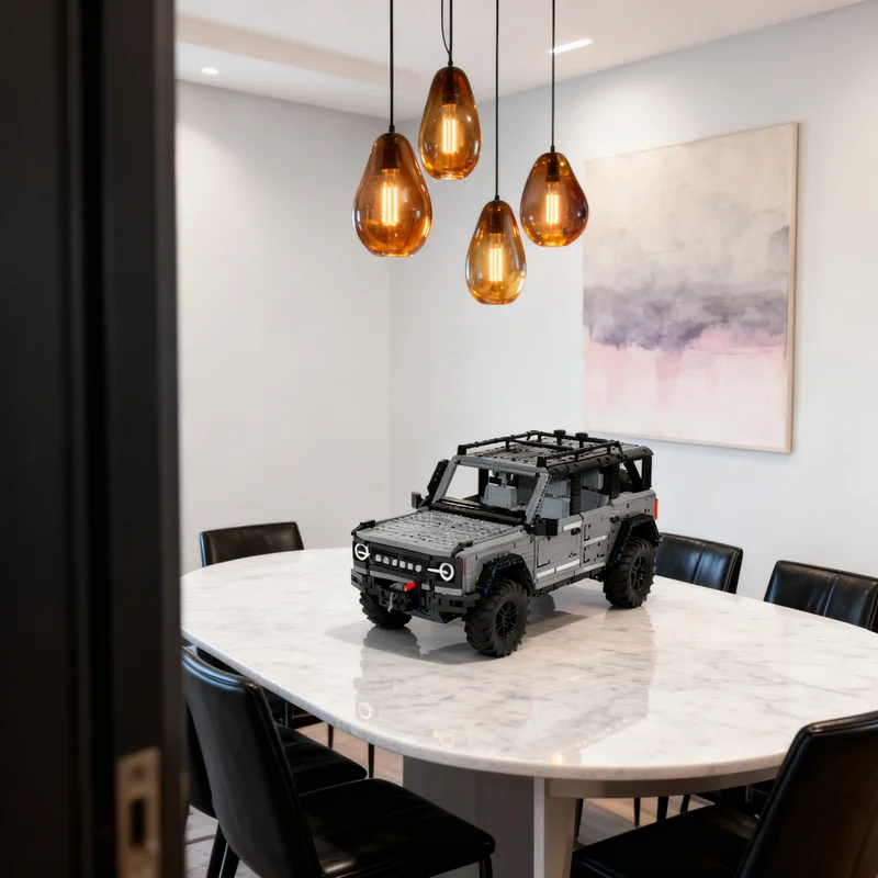 

5385pcs MOC Forded Bronco 1 8 Technical Model Building Blocks Creative DIY Gift Display Decor Assemble Premium Adult Kids Desk