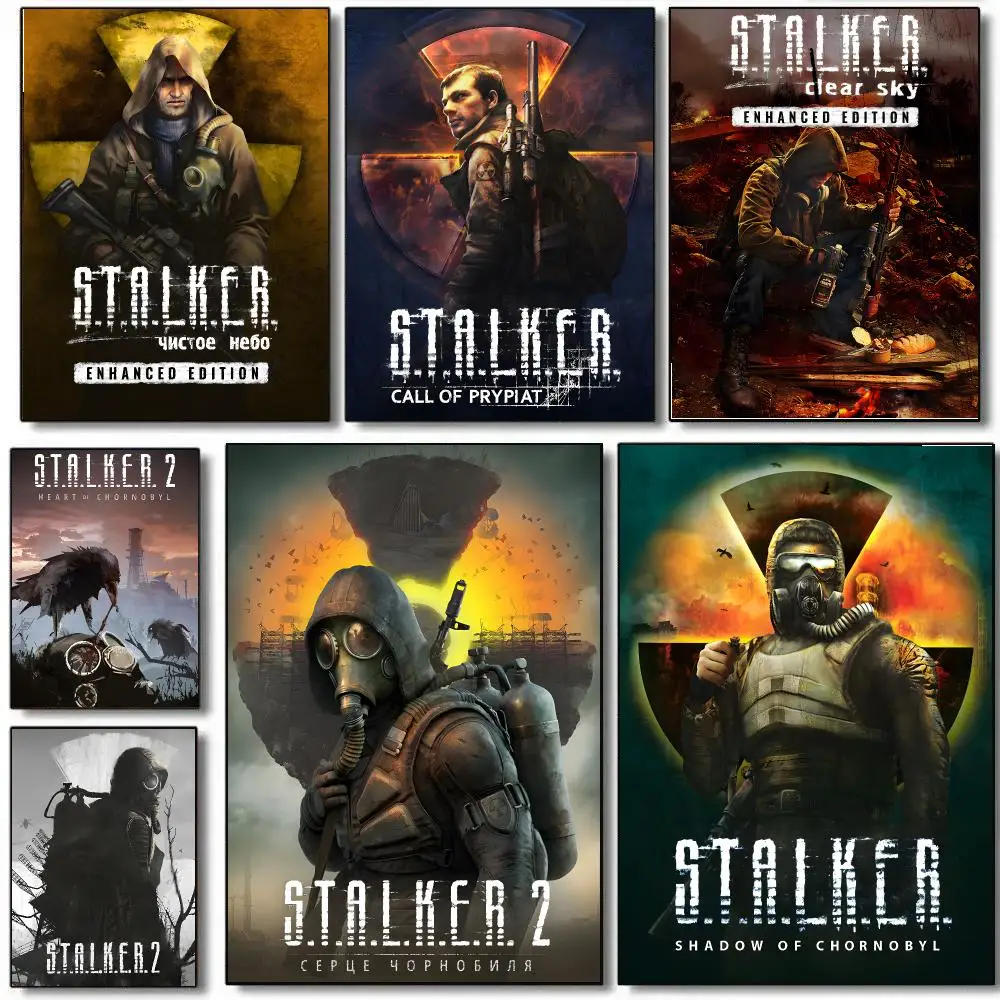 Video Game S-STALKER Poster HD Waterproof Aesthetic Wall For Home Decor Trendy Durable Easy To Apply Art