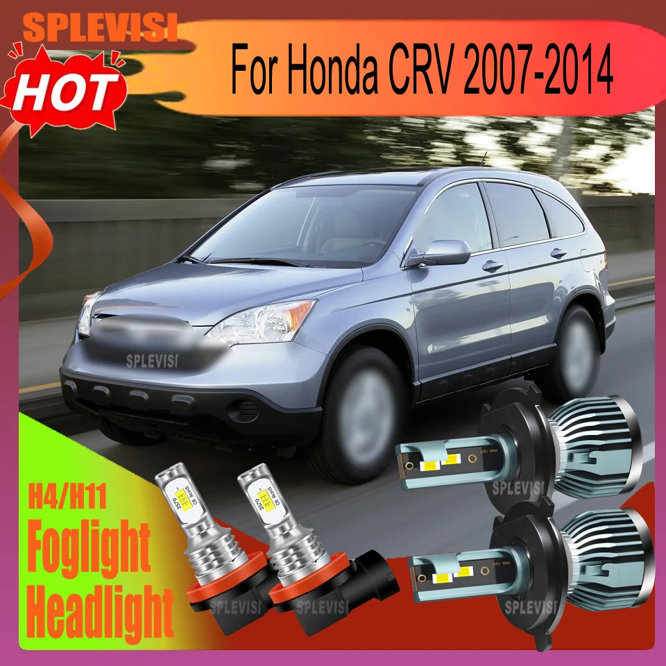 

H4/9003 H11/H9/H8 LED Headlight Fog Lamp High-Performance Plug and Play For Honda CRV 2007 2008 2009 2010 2011 2012 2013 2014