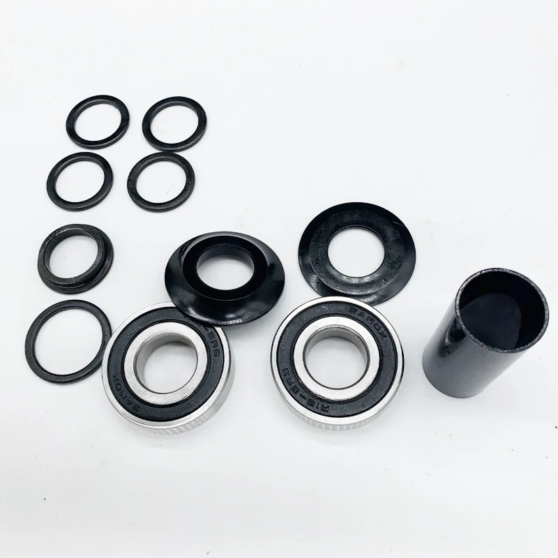 TAOZIK BMX Mid BB Set Bearings Shin Spacer 19 MM Bicycle Bottom Bracket Spindle