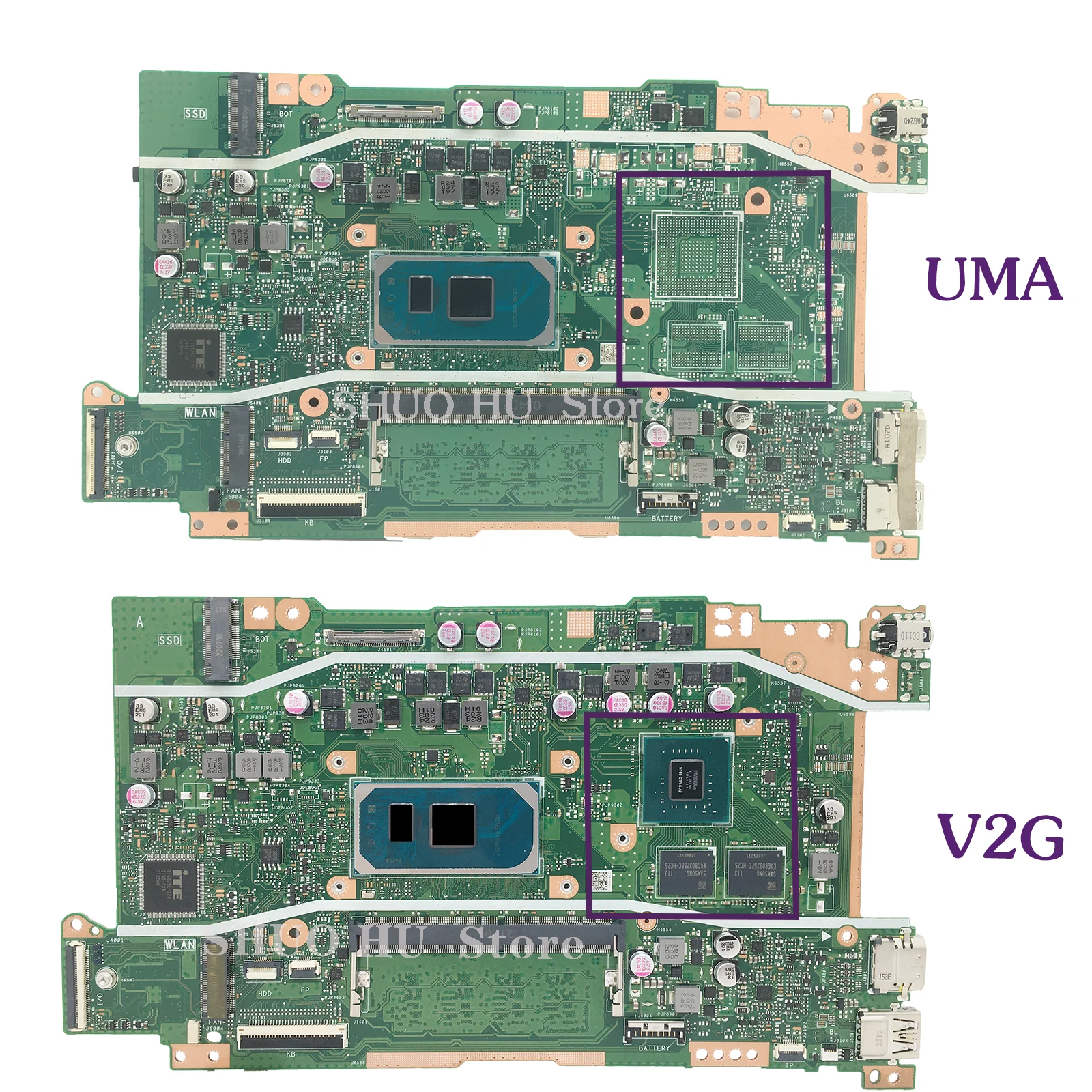 KEFU V5200JA Mainboard X515JA X515JP X515JF X515JAB X515 X515J X415J X415JA X415JP X415JF Motherboard Laptop I3 I5 I7 generasi ke-10