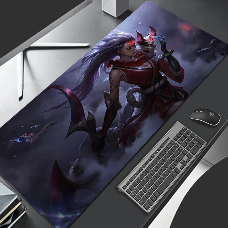 Mousepad Computer Gaming Accessories Keyboard Pad Office PC Rubber Mouse Pad L-league Of Legends Diana Decoracion Desk Mouse Mat